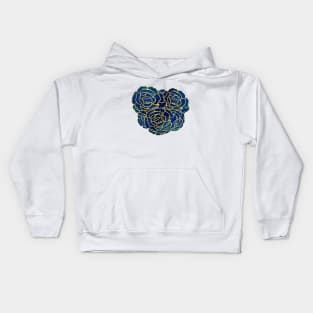 blue roses Kids Hoodie